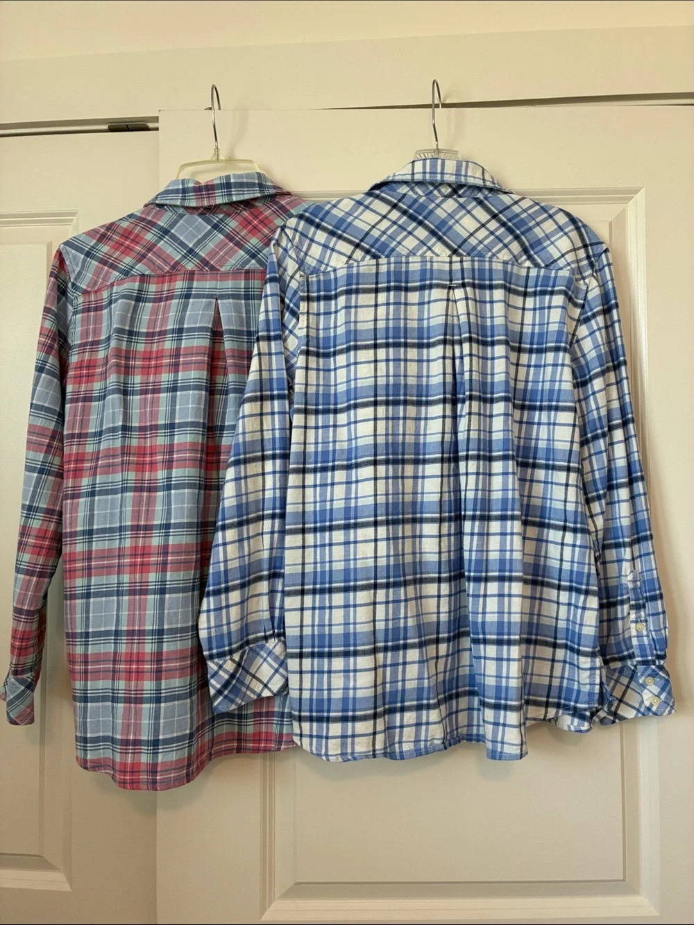 Vineyard Vines Women’s Plaid Button-Down Shirt - Blue & Pink